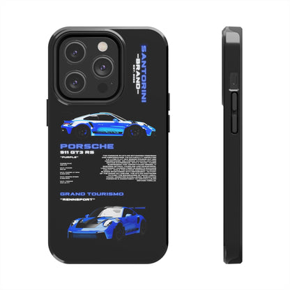 "Shark Blue" Black Case