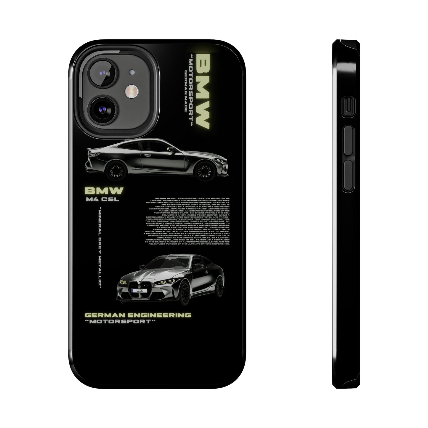 "M4 CSL" Black Case