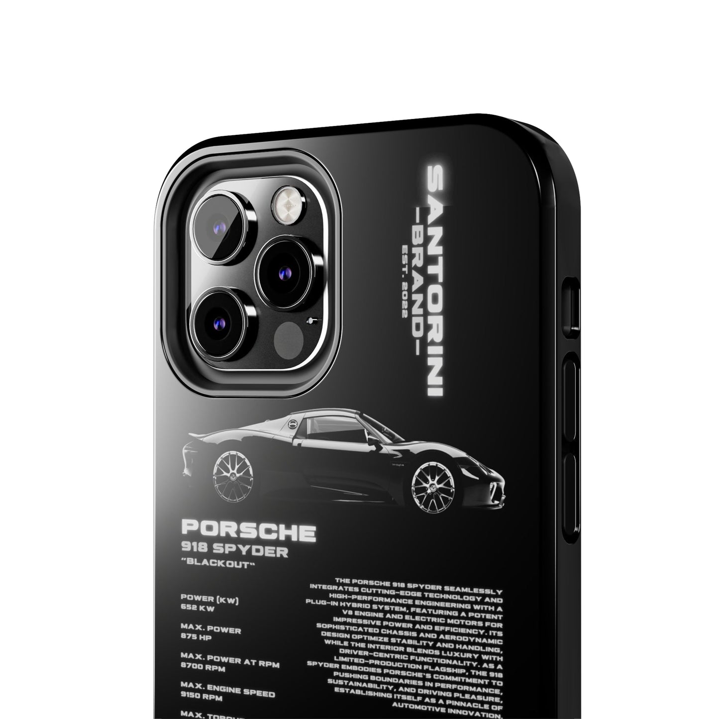 "Spyder" Black Case