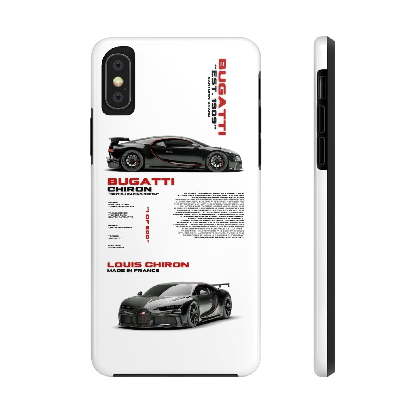 "Bugatti Chiron" White Case