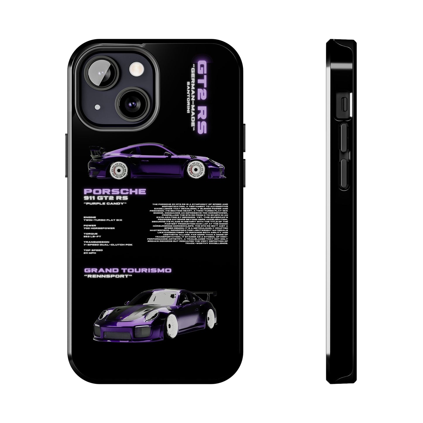 "Purple Candy" Black Case