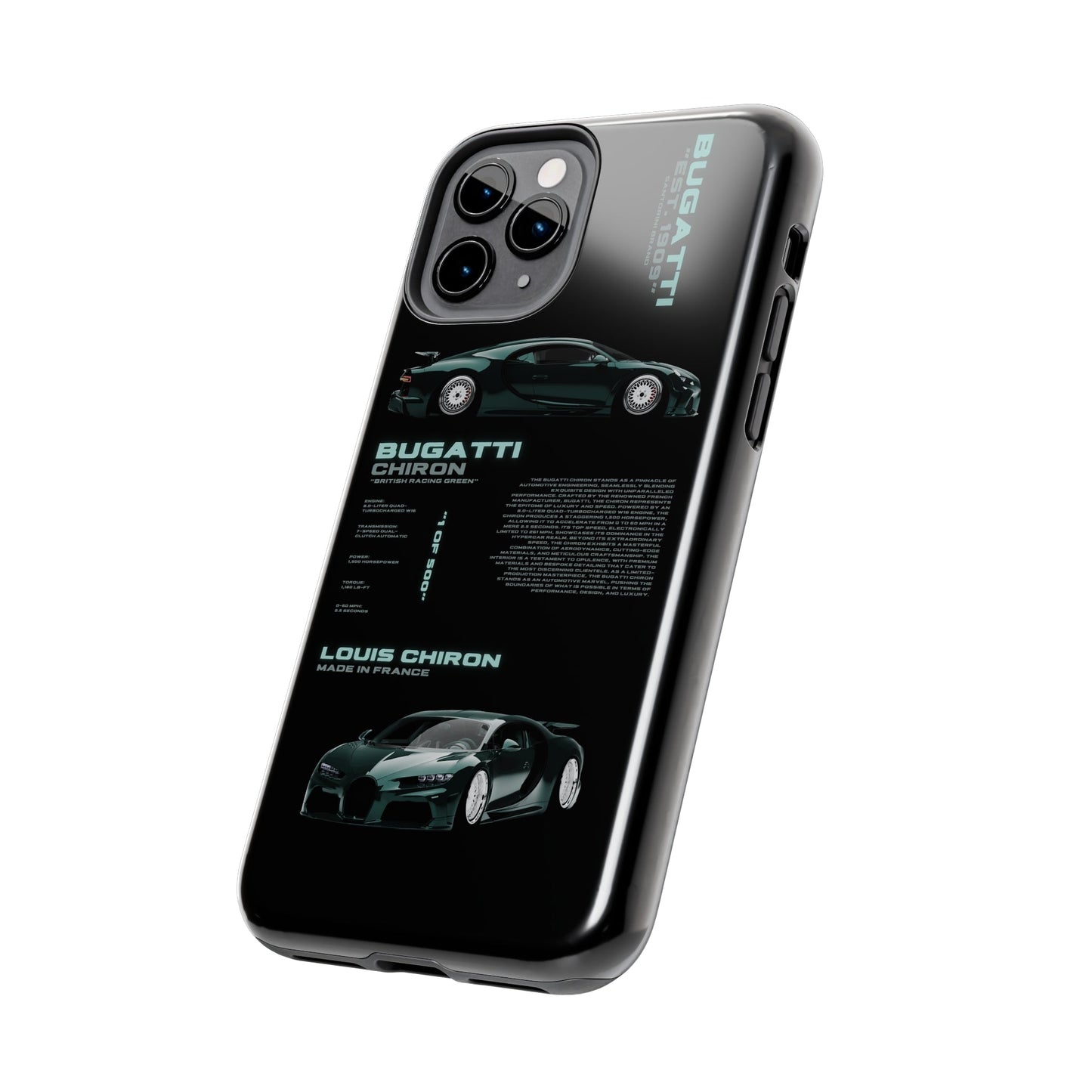 "Bugatti" Black Case