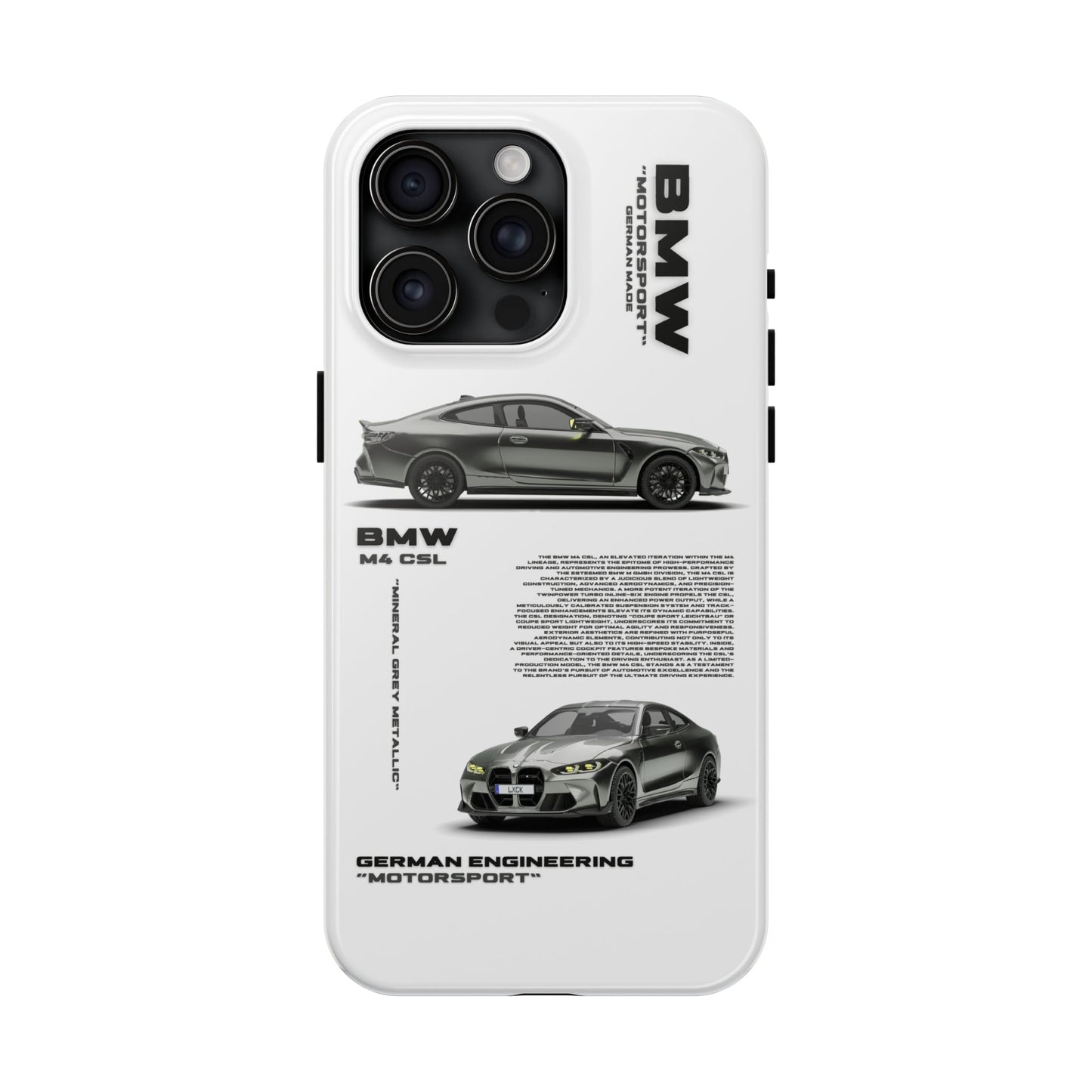 "M4 CSL" White Case