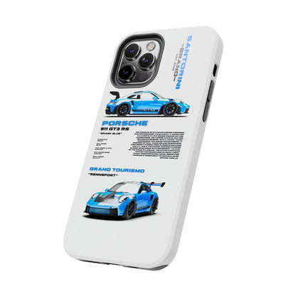 "Shark Blue" White Case