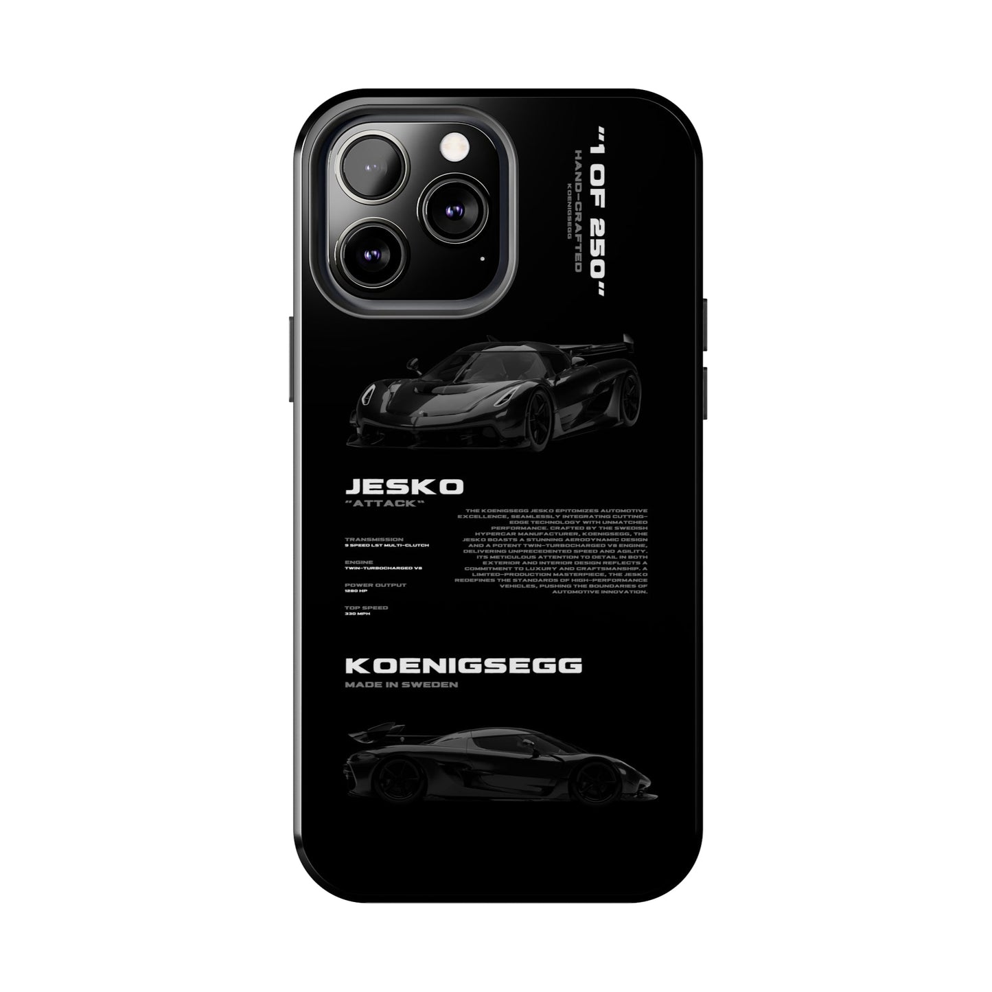 "Jesko" Black Case