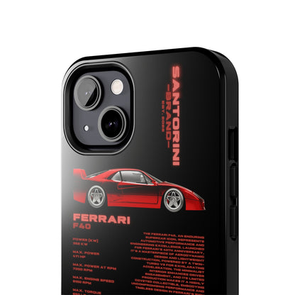 "Ferrari F40" Black Case