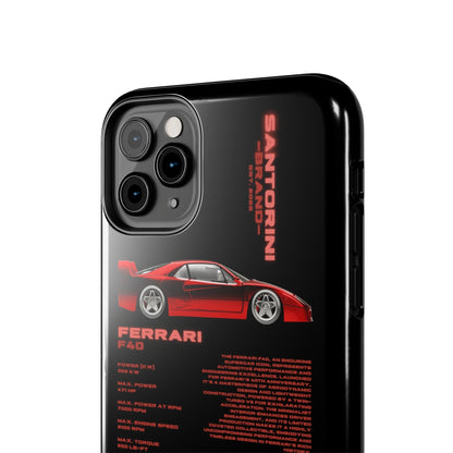 "Ferrari F40" Black Case