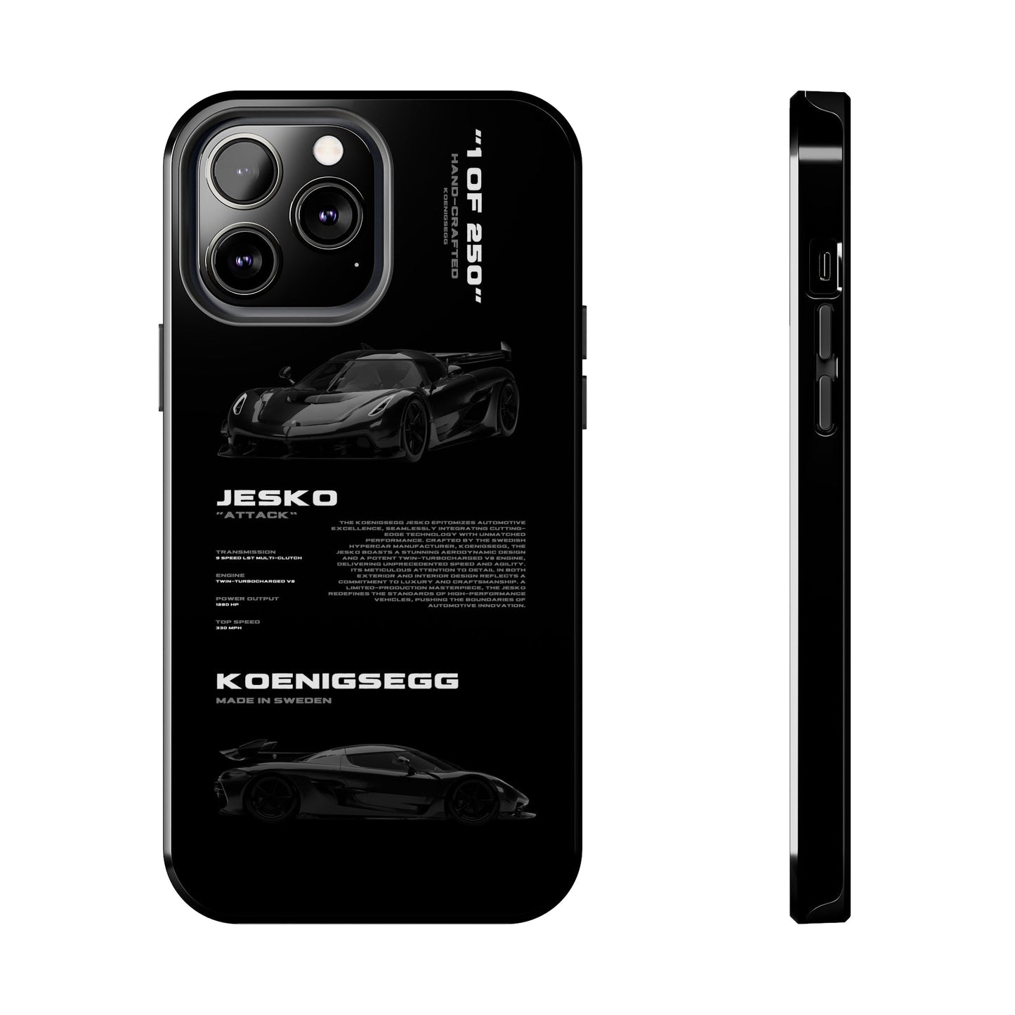 "Jesko" Black Case