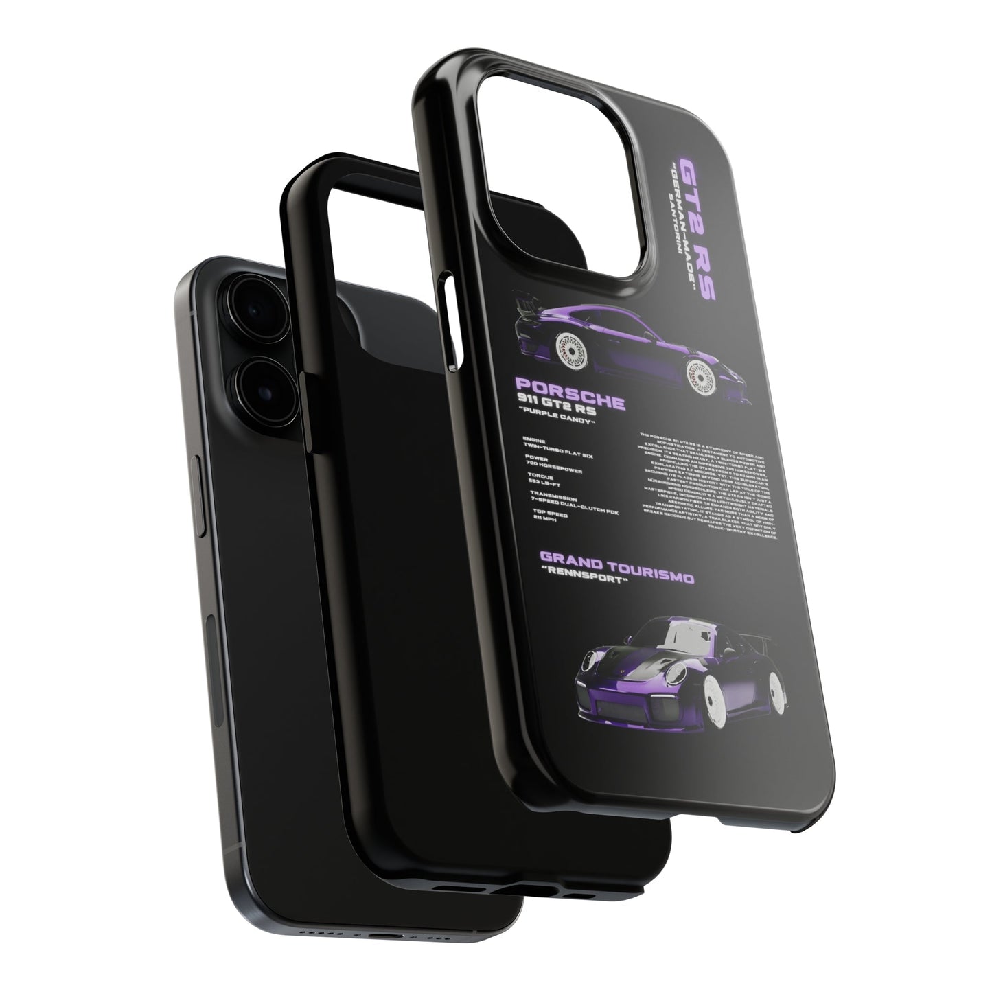 "Purple Candy" Black Case