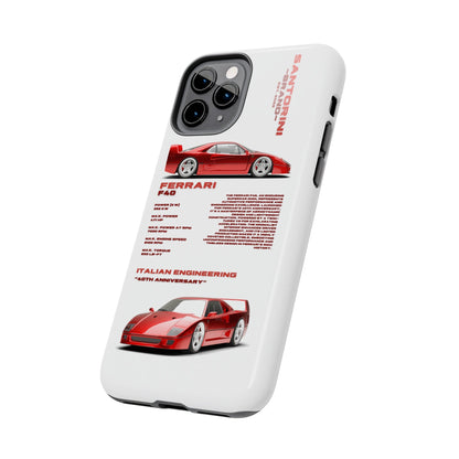 "Ferrari F40" White Case