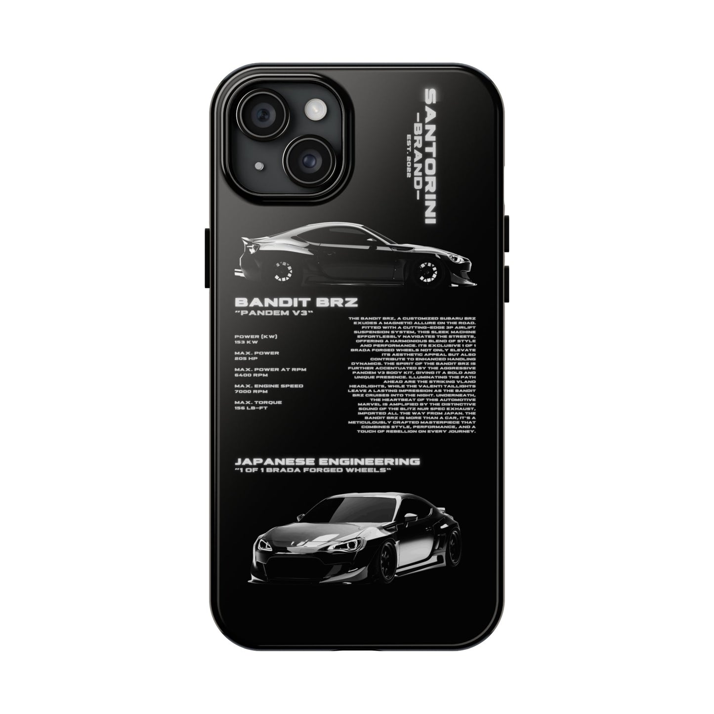 "Bandit BRZ" Black Case