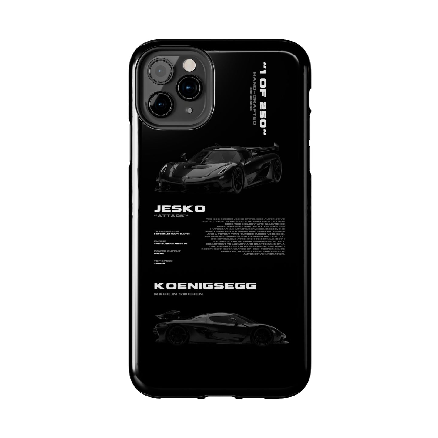 "Jesko" Black Case