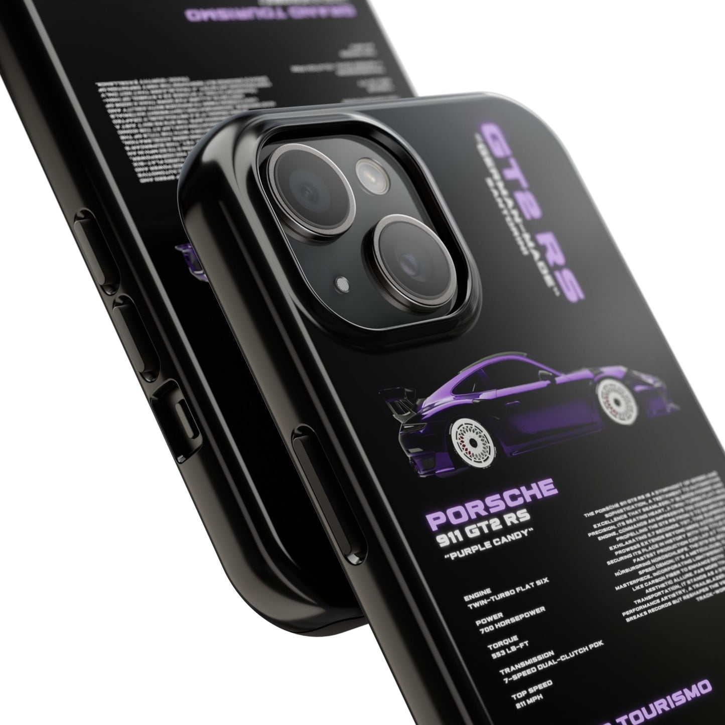 "Purple Candy" Black Case