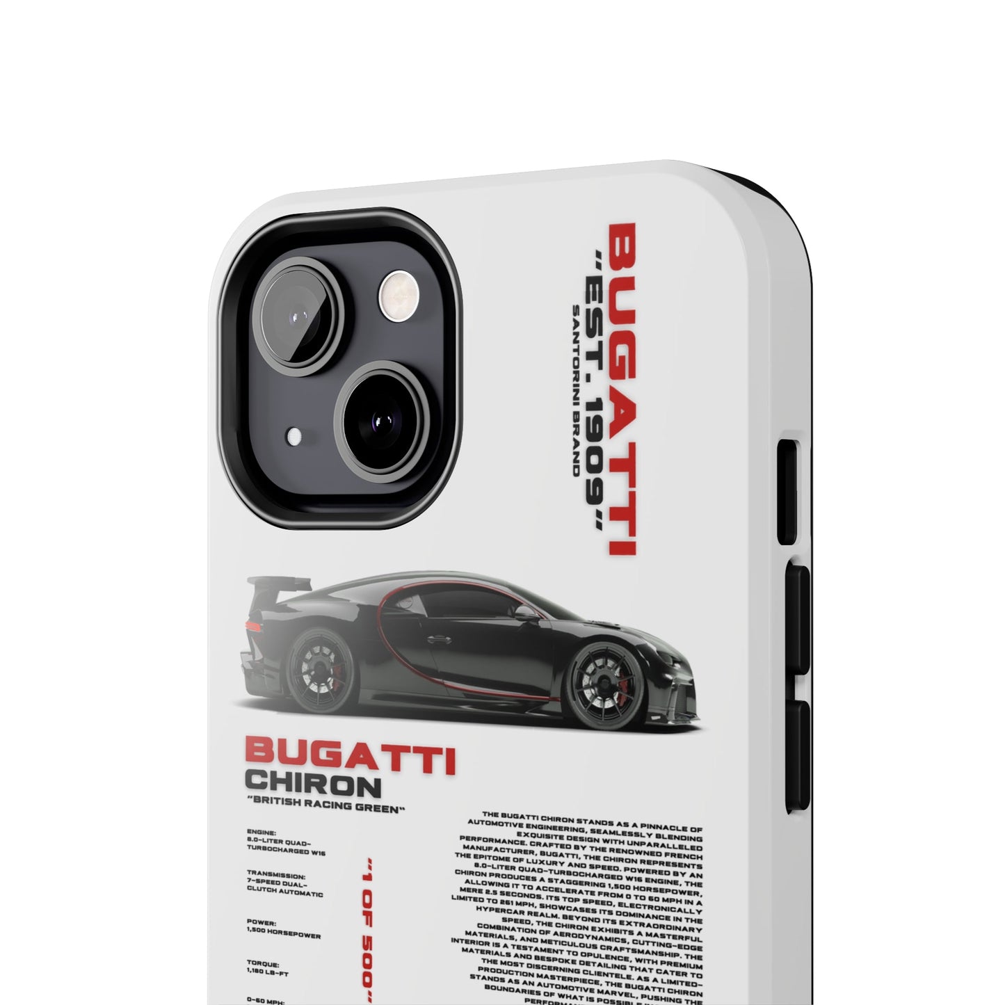 "Bugatti Chiron" White Case