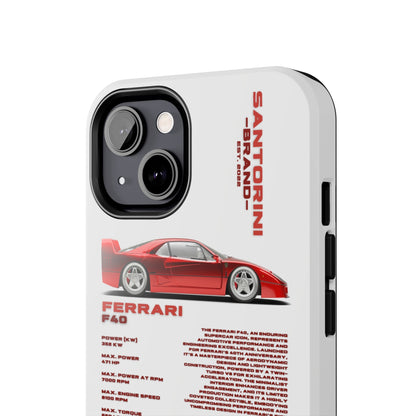 "Ferrari F40" White Case