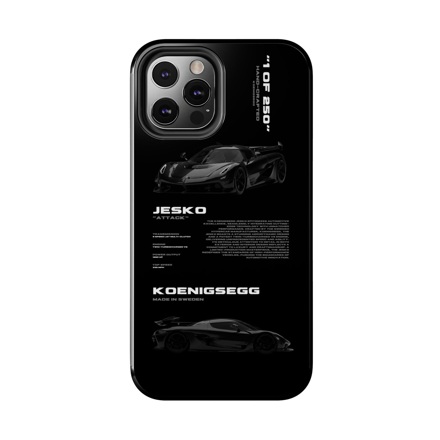 "Jesko" Black Case