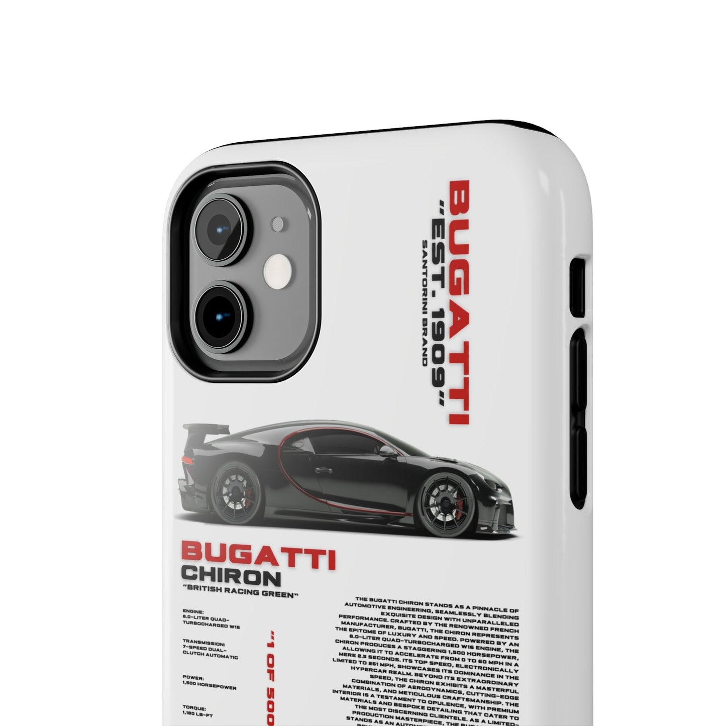 "Bugatti Chiron" White Case