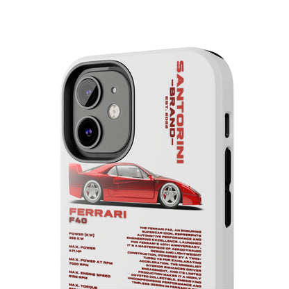 "Ferrari F40" White Case