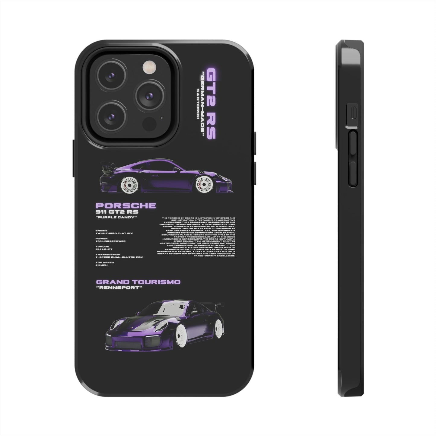 "Purple Candy" Black Case