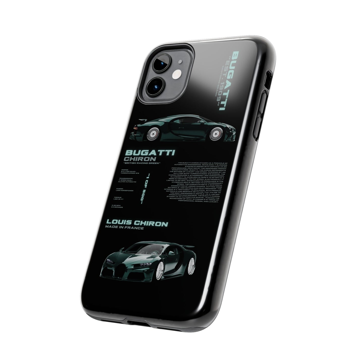 "Bugatti" Black Case