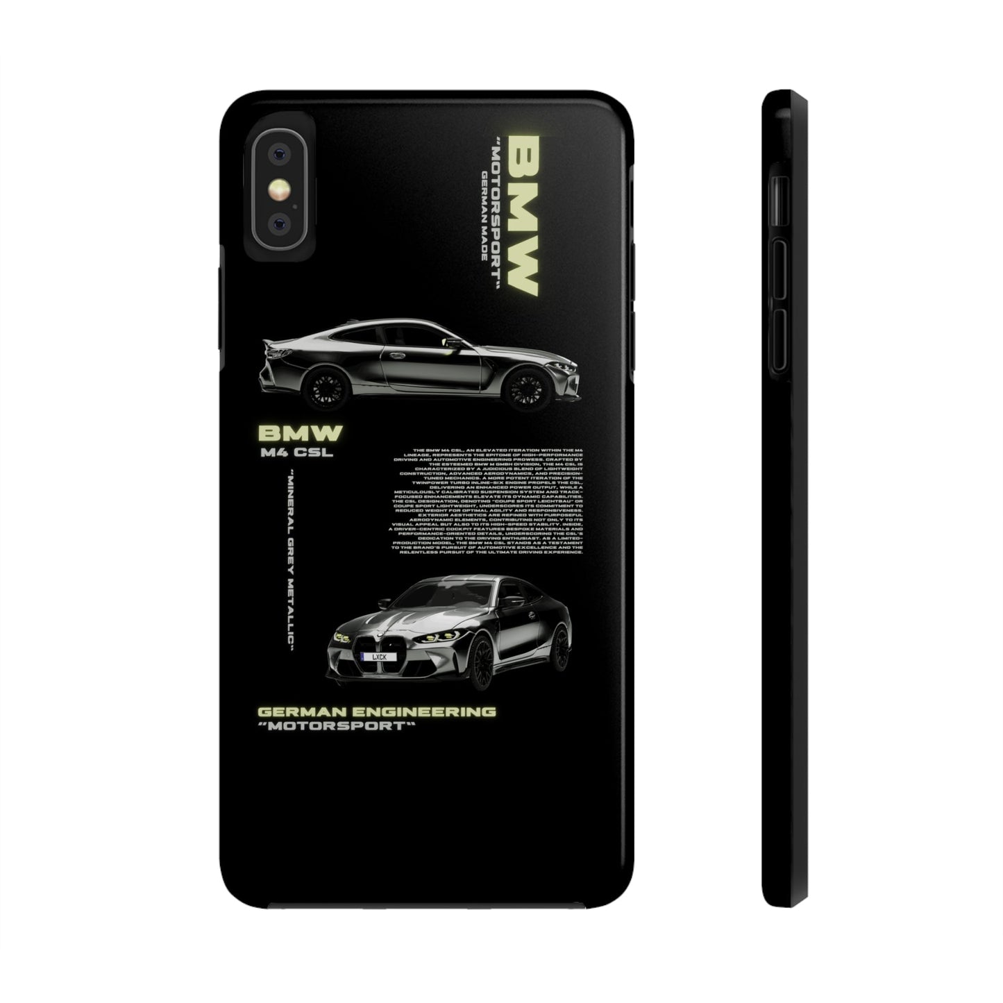 "M4 CSL" Black Case