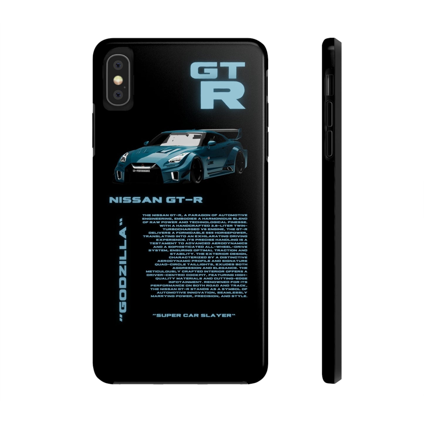 "Nissan GT-R" Black Case