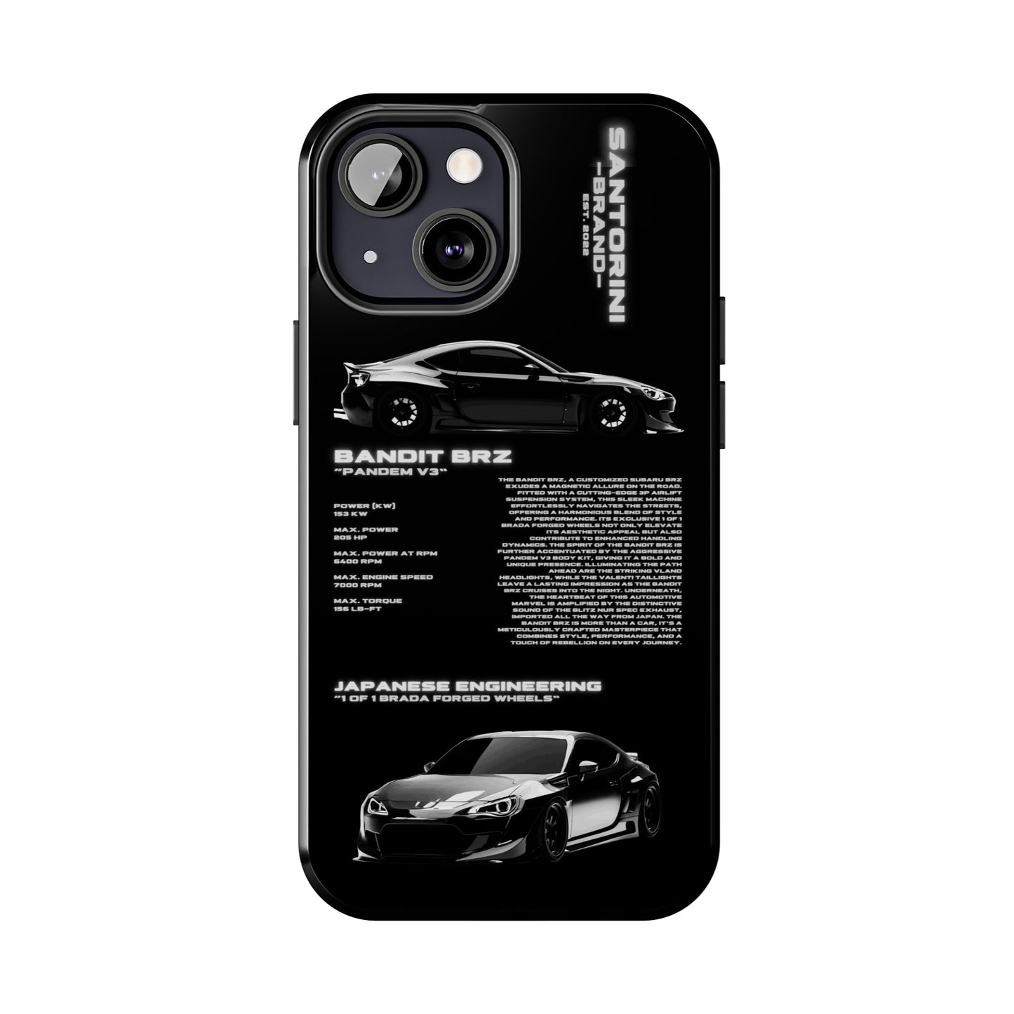 "Bandit BRZ" Black Case