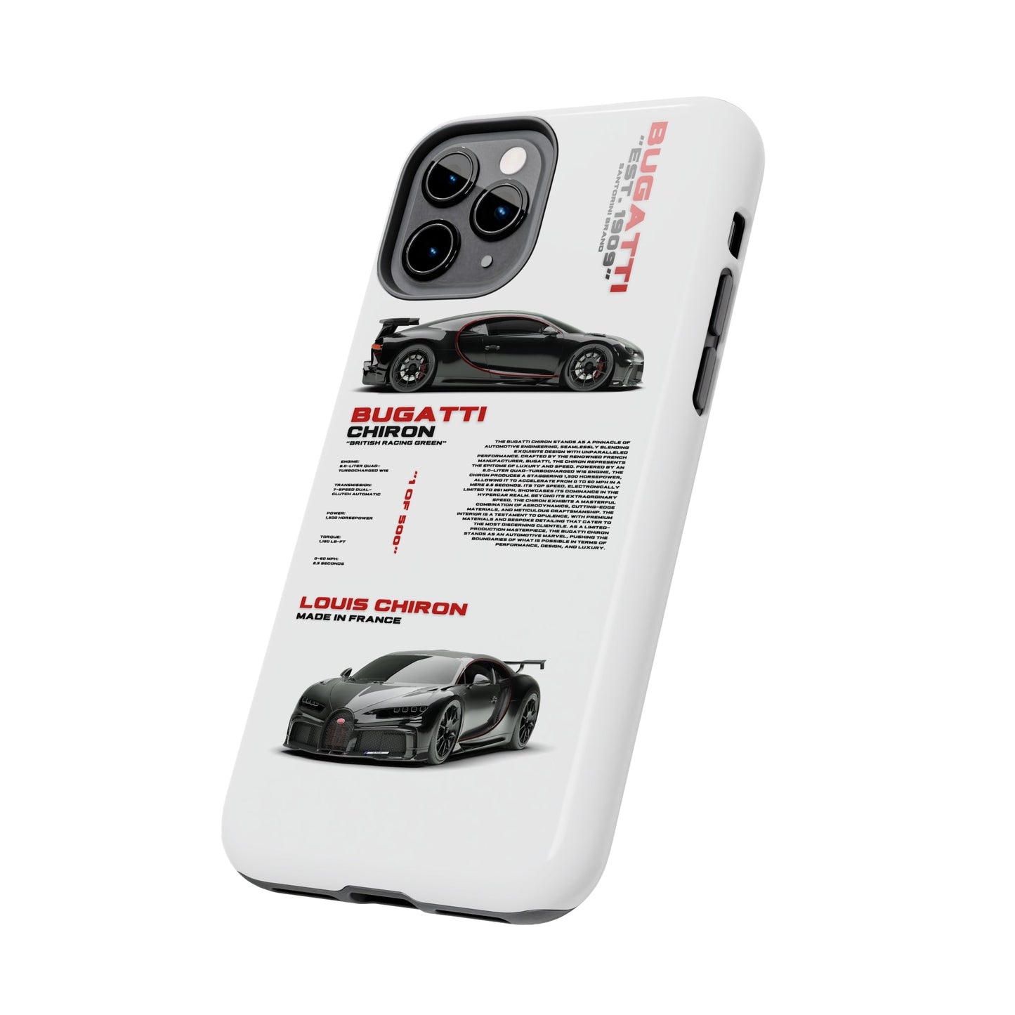 "Bugatti Chiron" White Case