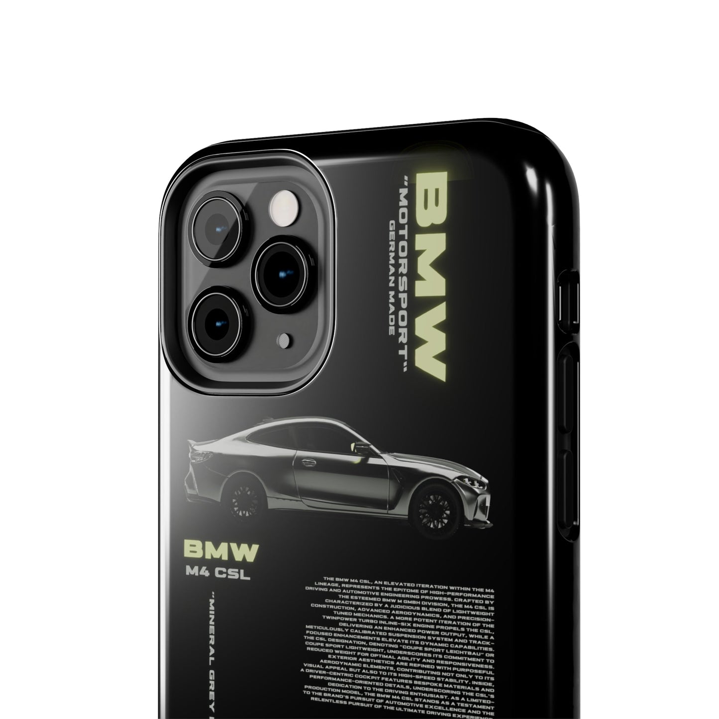 "M4 CSL" Black Case