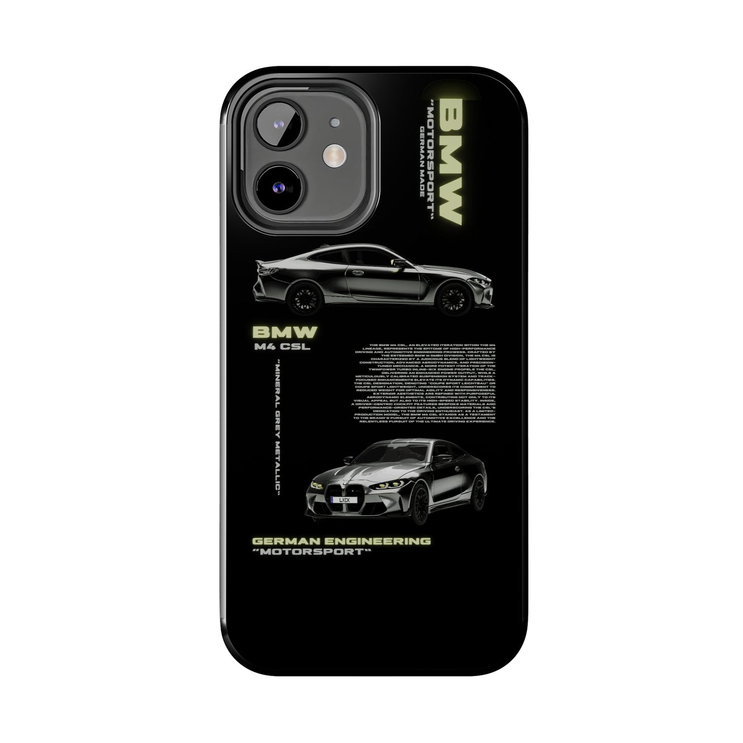 "M4 CSL" Black Case