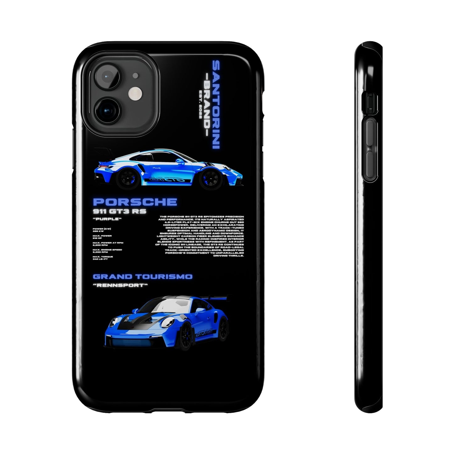 "Shark Blue" Black Case