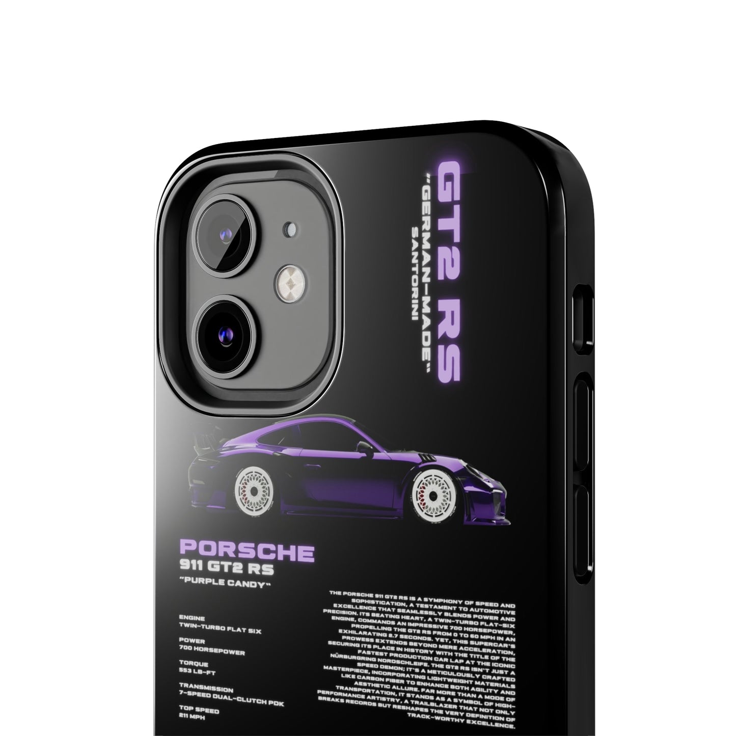 "Purple Candy" Black Case