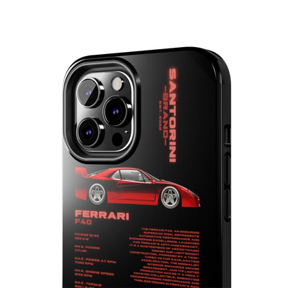 "Ferrari F40" Black Case