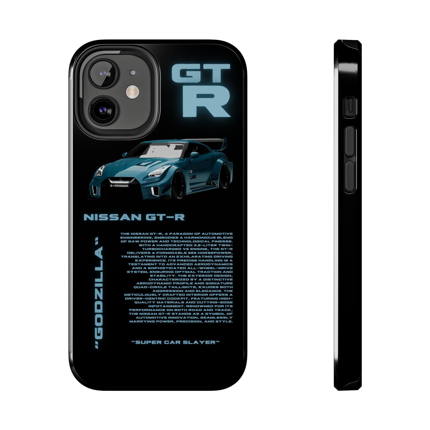 "Nissan GT-R" Black Case