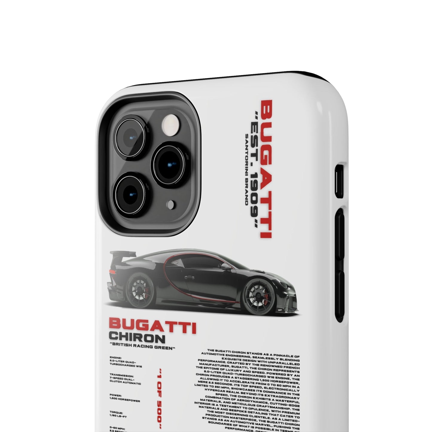 "Bugatti Chiron" White Case