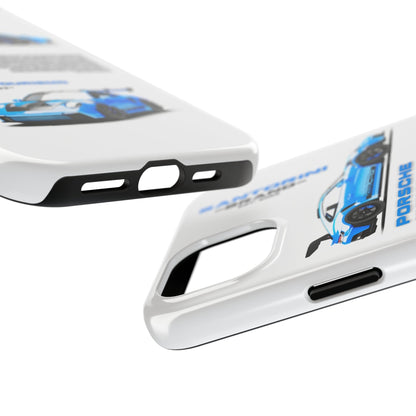 "Shark Blue" White Case