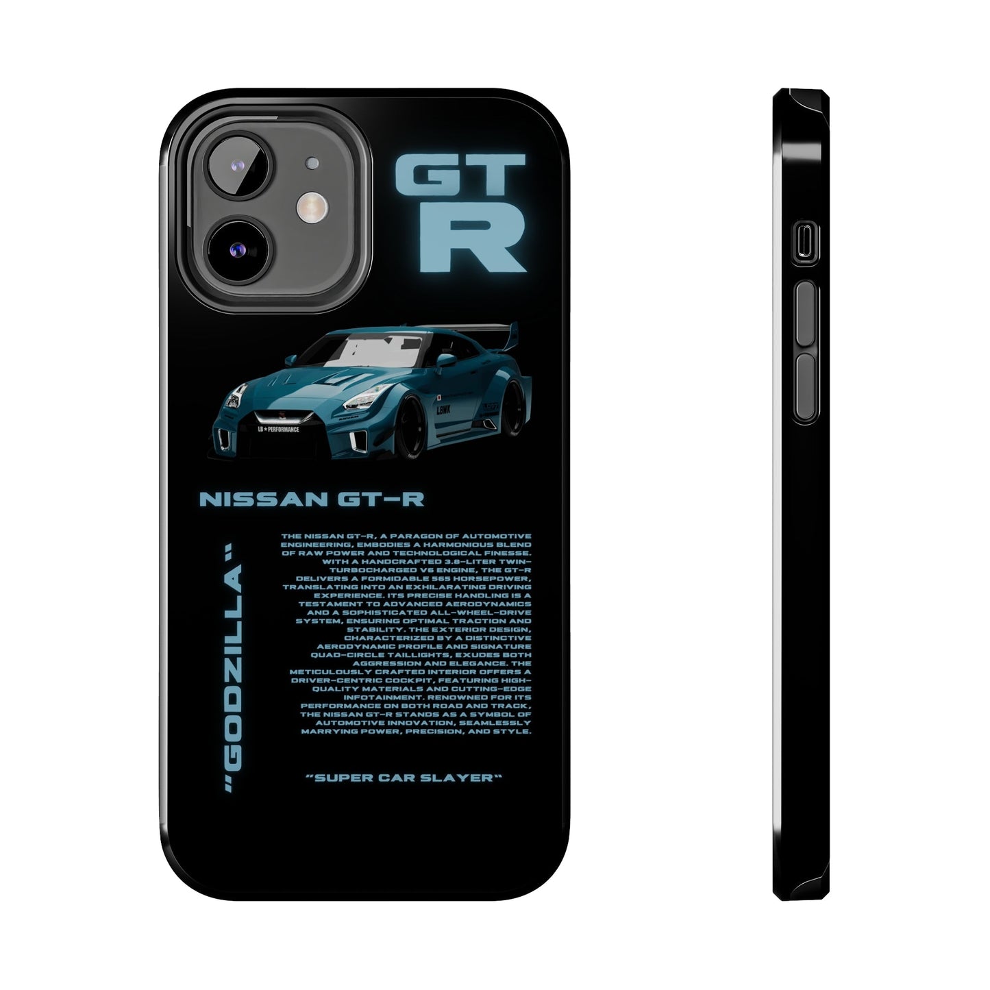 "Nissan GT-R" Black Case