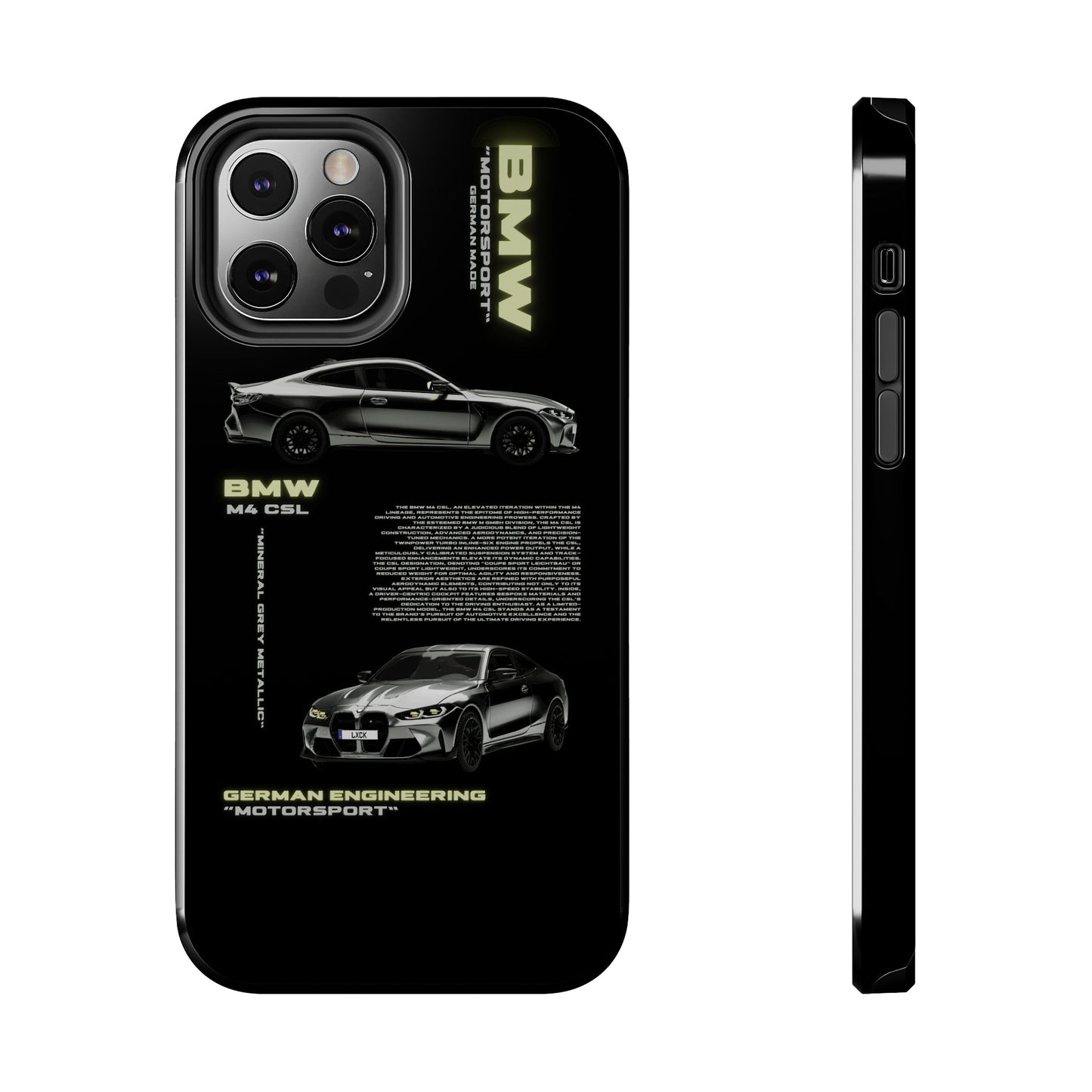 "M4 CSL" Black Case