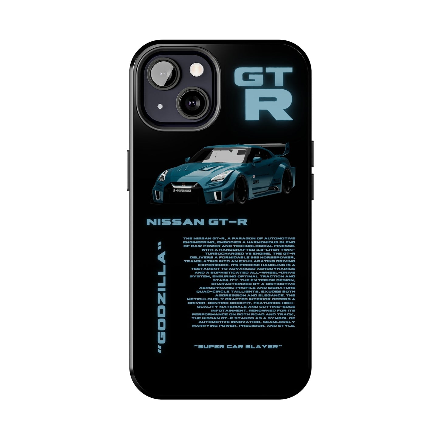 "Nissan GT-R" Black Case