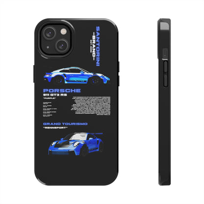 "Shark Blue" Black Case