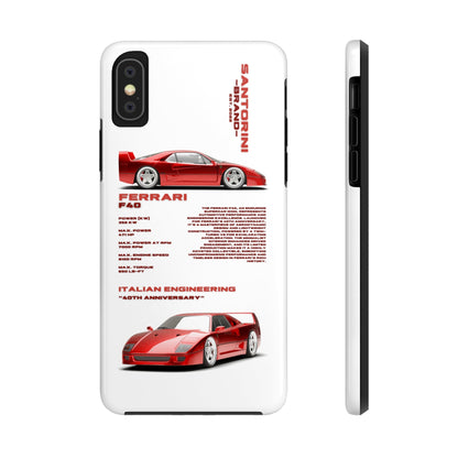 "Ferrari F40" White Case