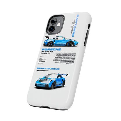 "Shark Blue" White Case