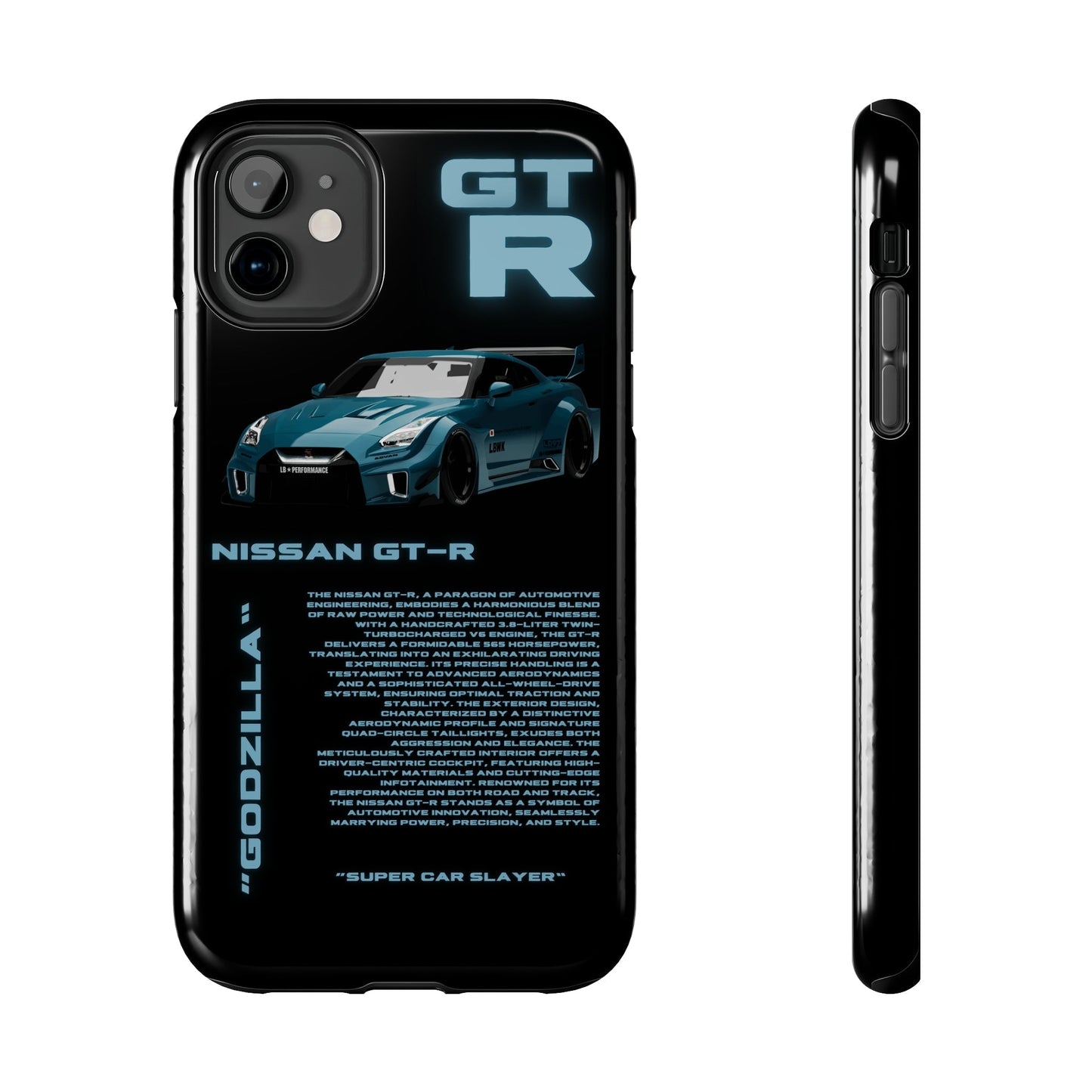 "Nissan GT-R" Black Case