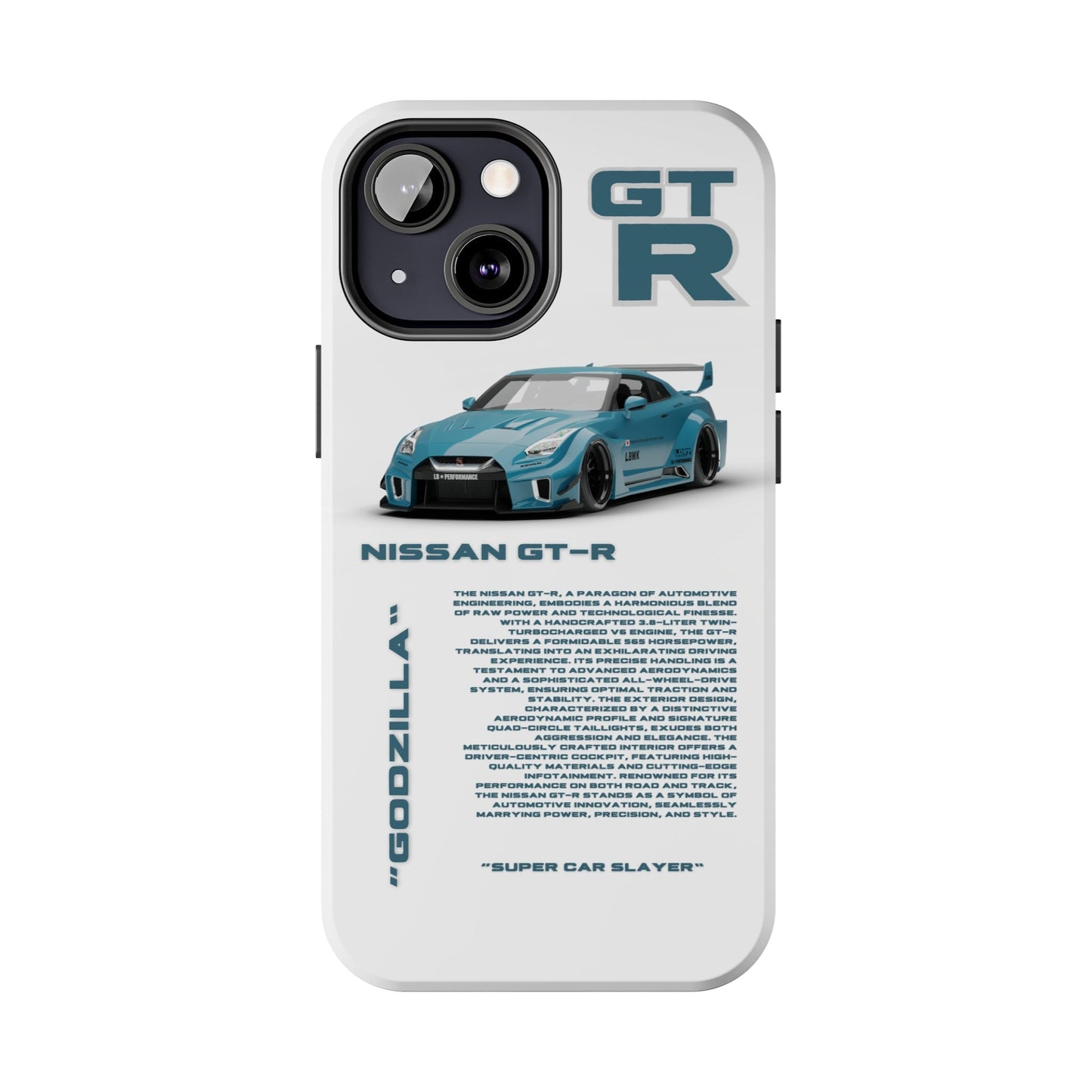 "Nissan GTR" White Case