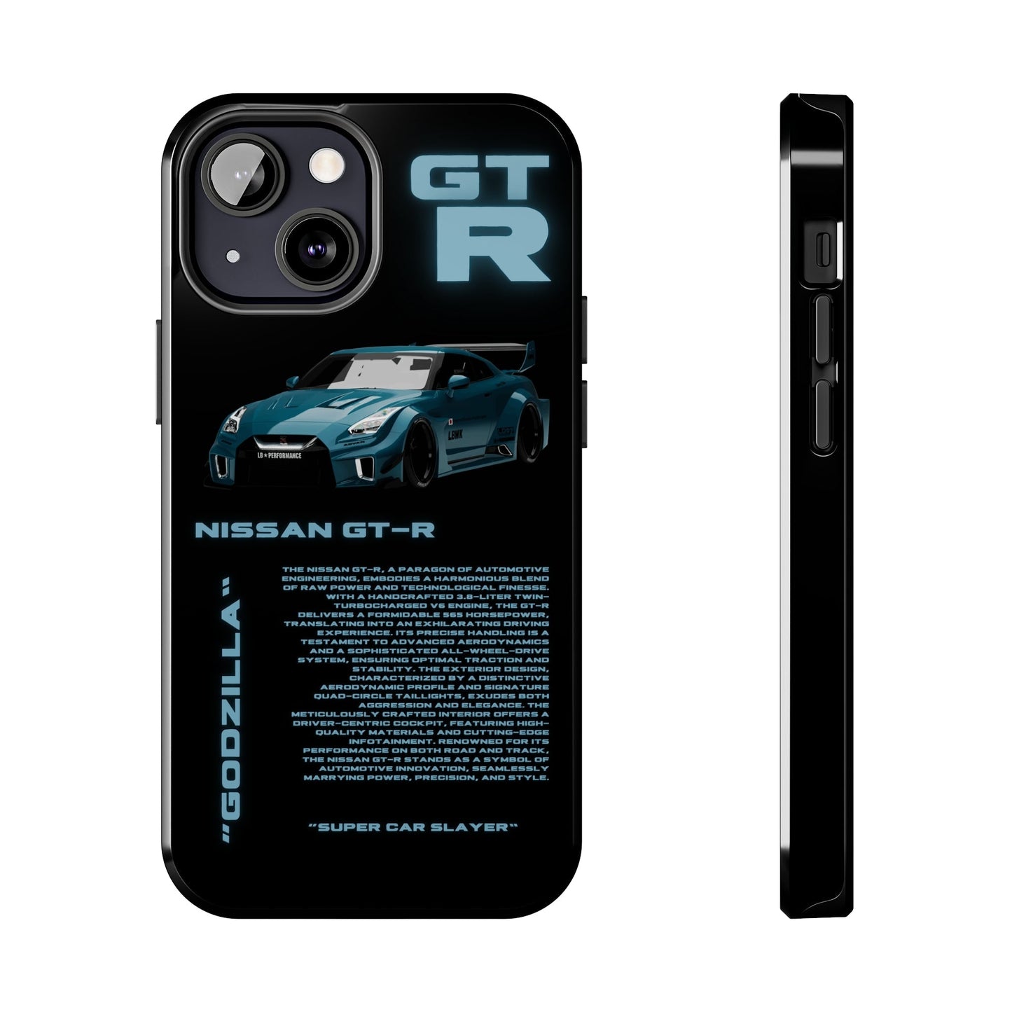 "Nissan GT-R" Black Case