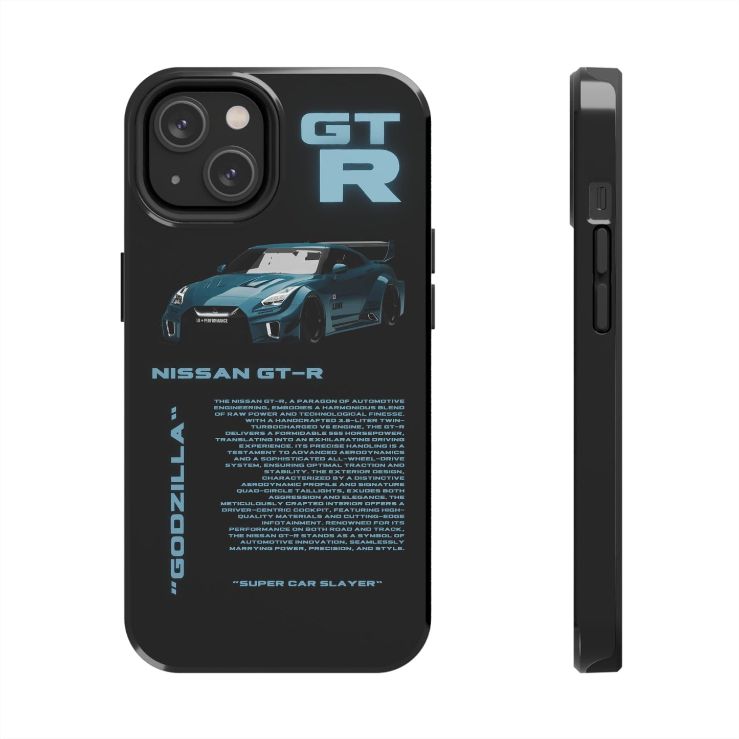 "Nissan GT-R" Black Case