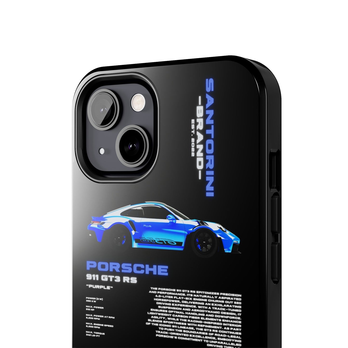 "Shark Blue" Black Case