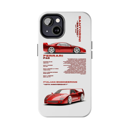 "Ferrari F40" White Case