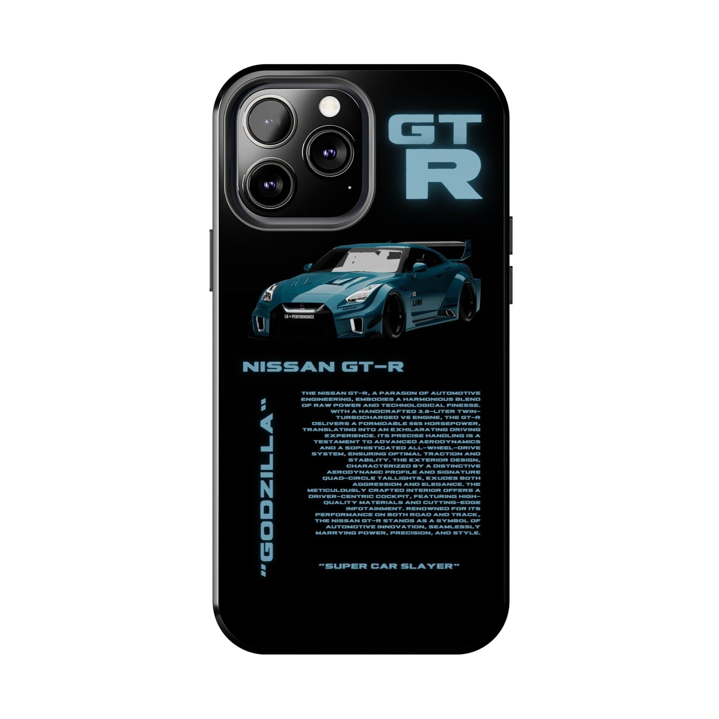 "Nissan GT-R" Black Case