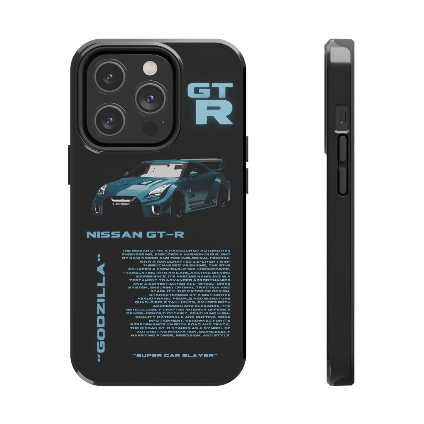 "Nissan GT-R" Black Case